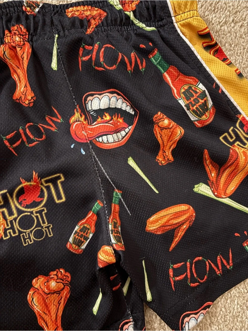 Hot Wings Flow Society Attack Shorts